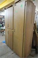 Wood Cabinet w/Drawers-24x24x83"H