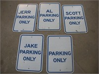 Aluminum Parking Signs  12x18 Inches