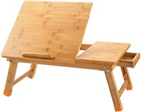 Laptop Desk NNEWVANTE Bamboo Bed Tray Adj