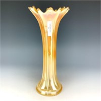 Dugan Peach Opal Pulled Loop Vase