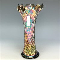 Northwood Amethyst Diamond Point Vase