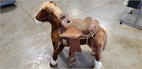 Toy Stuffed Horse With Saddle