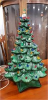 19" Ceramic Lighted Christmas Tree