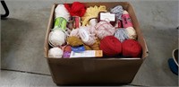 Assorted Yarn And Knitting Supplies