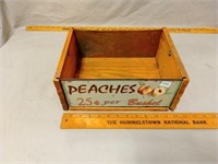 Wood and Metal Peaches Box