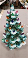 11" Ceramic Lighted Christmas Tree