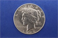1926-S, Peace Dollar, 90% Silver