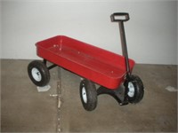 Metal Wagon with Inflatable Tires