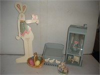 Wood Easter Bunny, Decorations and Wall Hangings