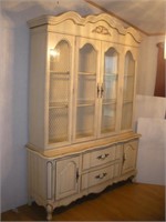 French Provincial China Hutch