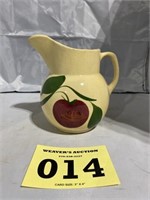 Apple Milk Pitcher Watt Pottery Design
