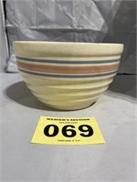 9” USA Blue and Pink Banded Mixing Bowl
