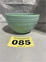 8” Signed McCoy Blue Pottery Bowl