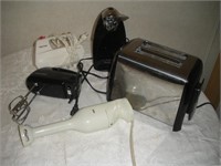 Hand Mixers, Toaster and Can Opener