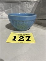 Watt Pottery 6” Blue Bowl
