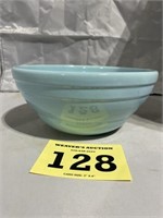 9” Blue Stoneware Pottery Bowl