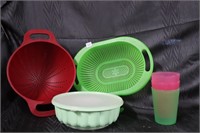 Colanders, Cups & Jelly Mould