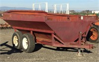 FLORY 1180 8'x11' Bottom Dump Nut Cart