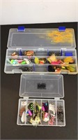 Two organizers with miscellaneous lures  and