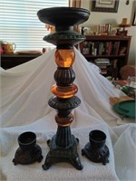 Rustic candle holders