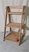 Country style solid wood display rack / ladder