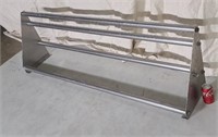 Boos stainless steel 62" tubular slant rack