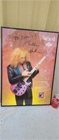 Billy Sheehan signed poster.