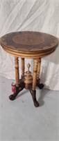 Round parlor table fancy top.