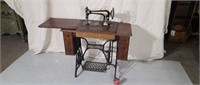 Singer treadle sewing machine.