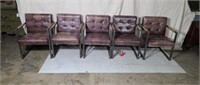 5  Restoration Hardware Milano Tufeted chair in