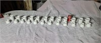 Coffee mugs and creamers