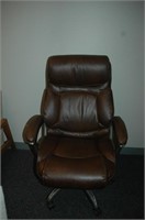 lazy boy leather office chair