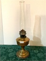 VINTAGE ALADDIN OXIDIZED BRONZE OIL LAMP #12