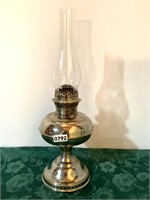 ANTIQUE RAYO #2496 METAL KEROSENE OIL LAMP