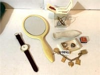 GYROSCOPE IN BOX-MIRROR-WATCH IN BOX-MORE
