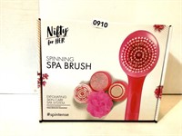 "NIFTY FOR HER" SPINNING SPA BRUSH-NEW IN BOX