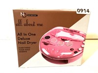 "ALL ABOUT ME" ALL IN ONE DELUXE NAIL DRYER-NEW