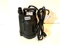 SUBMERSIBLE UTILITY PUMP-USED ONCE-WORKS