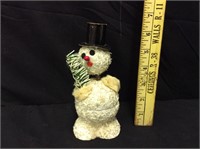 German Made SNOWMAN Christmas Candy Container