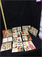 Vtg Box Punch Out Christmas Cards for Kids