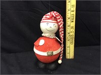 W German SNOWMAN ELF Christmas Candy Container