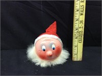 German ELF Head Christmas Candy Container Ornament