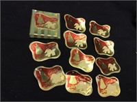 Vintage Box KAYCREST Foil Christmas Stickers