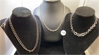 3 Chain Necklace lot