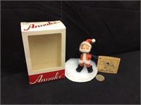 1983 Annalee Mobilitee Doll Ornament  SANTA CLAUS