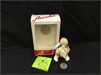 1983 Annalee Mobilitee Doll Ornament  CAROLER