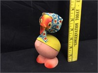 W Germany Easter Chick Lady Candy Container