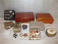 13pc Trinket - Jewelry - Keeper Box Collection