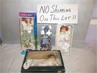 4pc Vintage Collector Dolls - Barbie / Belle / Etc
