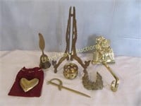 Vintage Brass Collectibles & Decor - 7pc